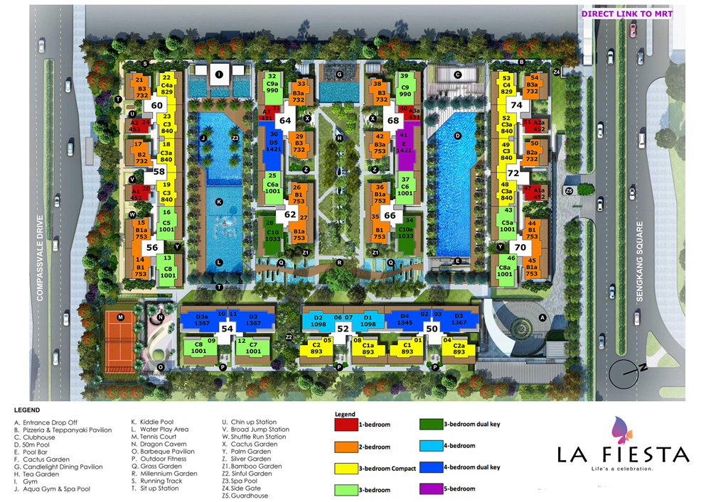 Site-Plan with Legend