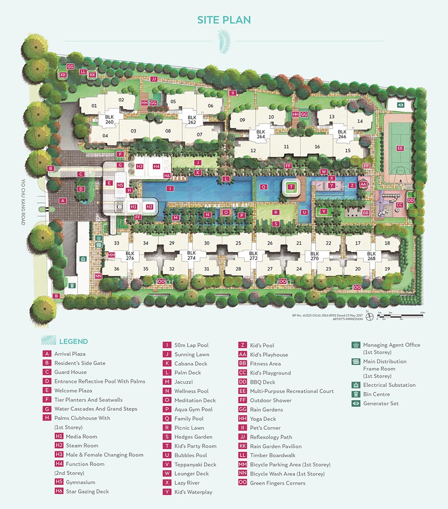 Hundred Palms Residences Condo Singapore Site Plan